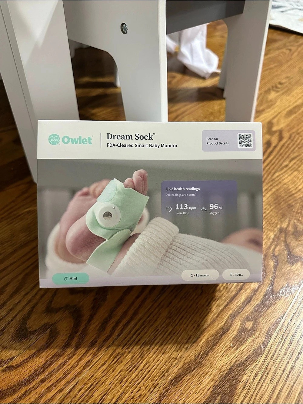 EUC Owlet Dream Sock Smart Baby Monitor